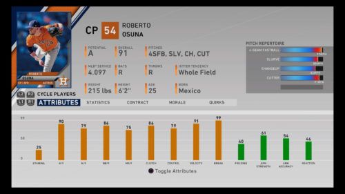 MLB The Show 20 Roberto Osuna Diamond Dynasty Closing Pitcher RTTS Franchise Mode