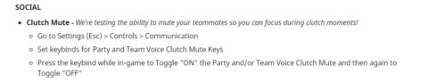 Clutch Mute text confirmed