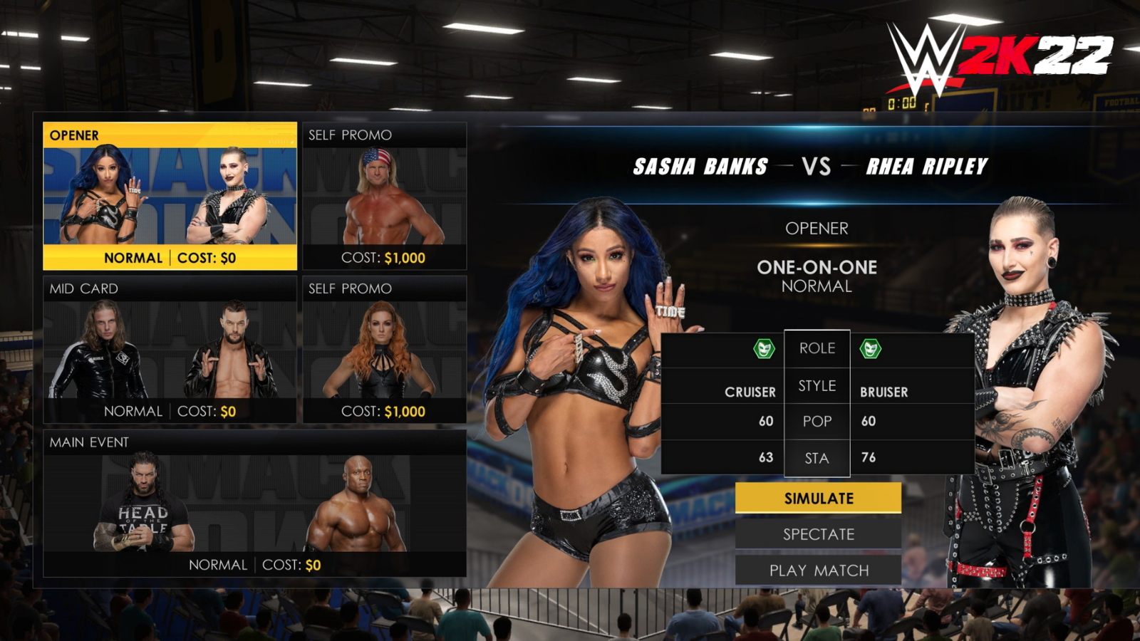 WWE 2K22 MyGM GM Mode online