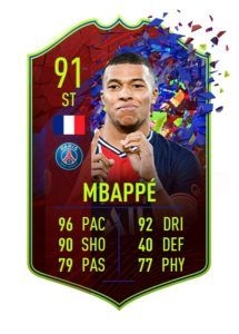 FIFA 21 Mbappe RCB 91