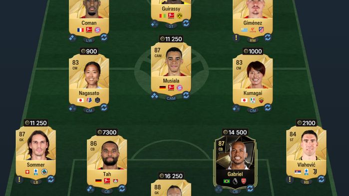 EA FC 25 Saka Thunderstruck SBC