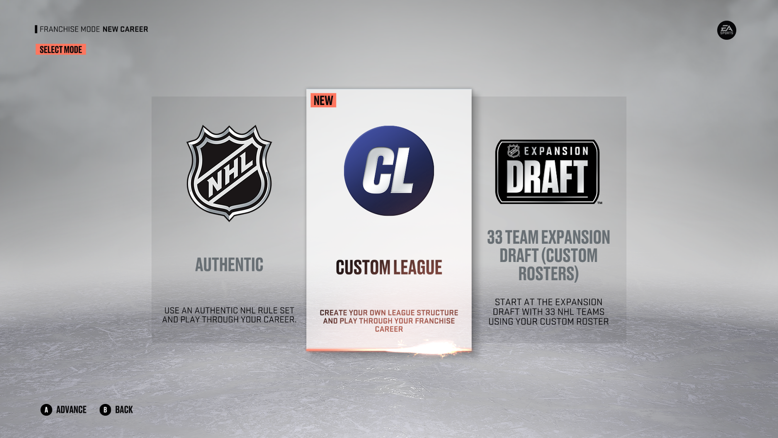 NHL 23 Franchise Mode