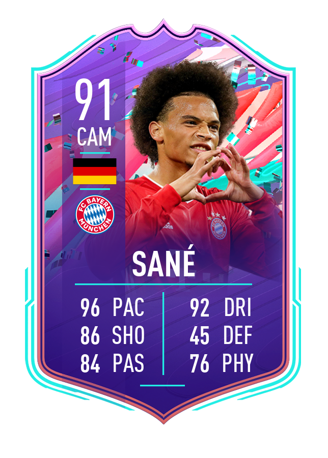 leroy sane fut birthday