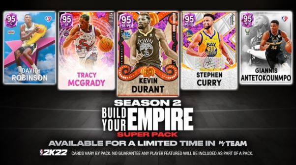 NBA 2K22 MyTEAM Season 2 Super Packs