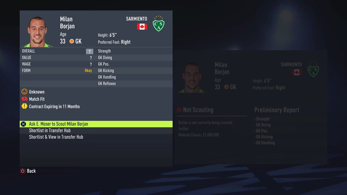 fifa 22 career mode Borjan