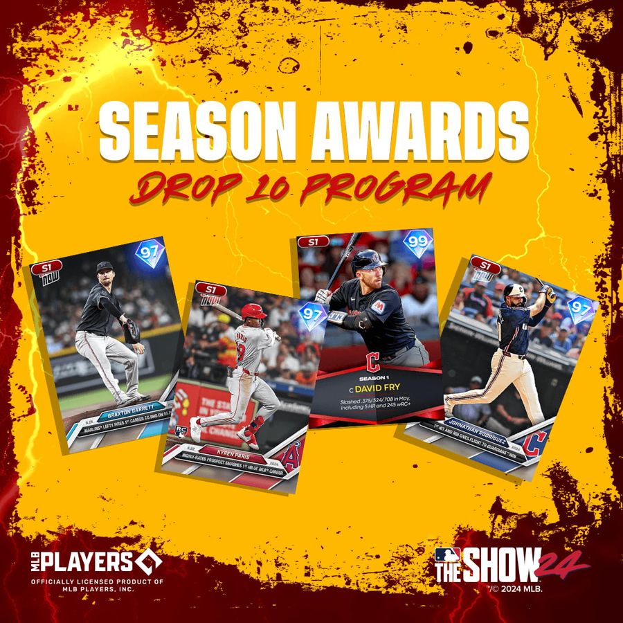 MLB The Show 24 Season Awards Drop 10 Program Cover