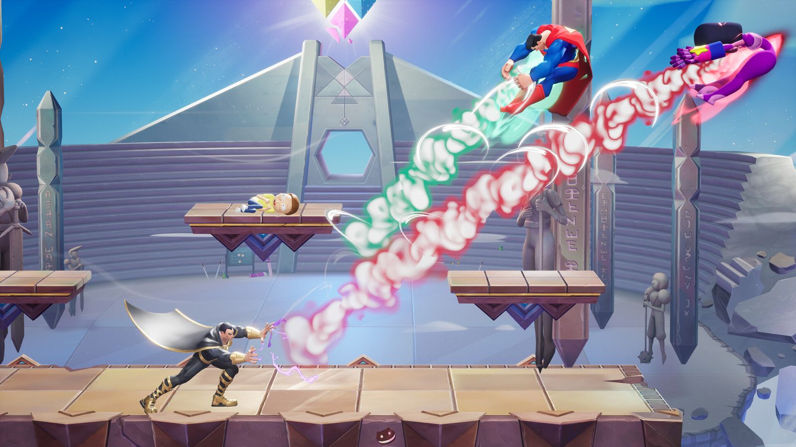 Black Adam fighting in MultiVersus