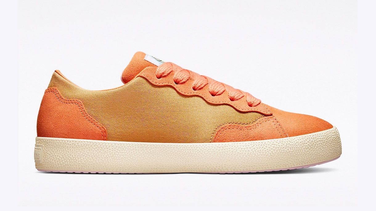 Tyler, the Creator x Converse  GLF 2.0 product image of a copper tan and peach sneaker.