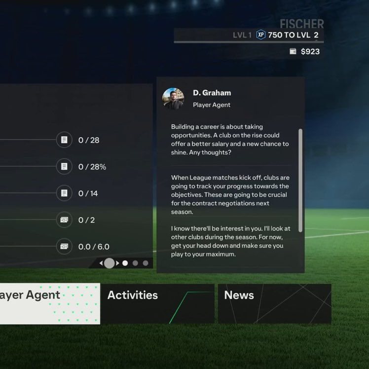 EA FC 24 Agent Player Career