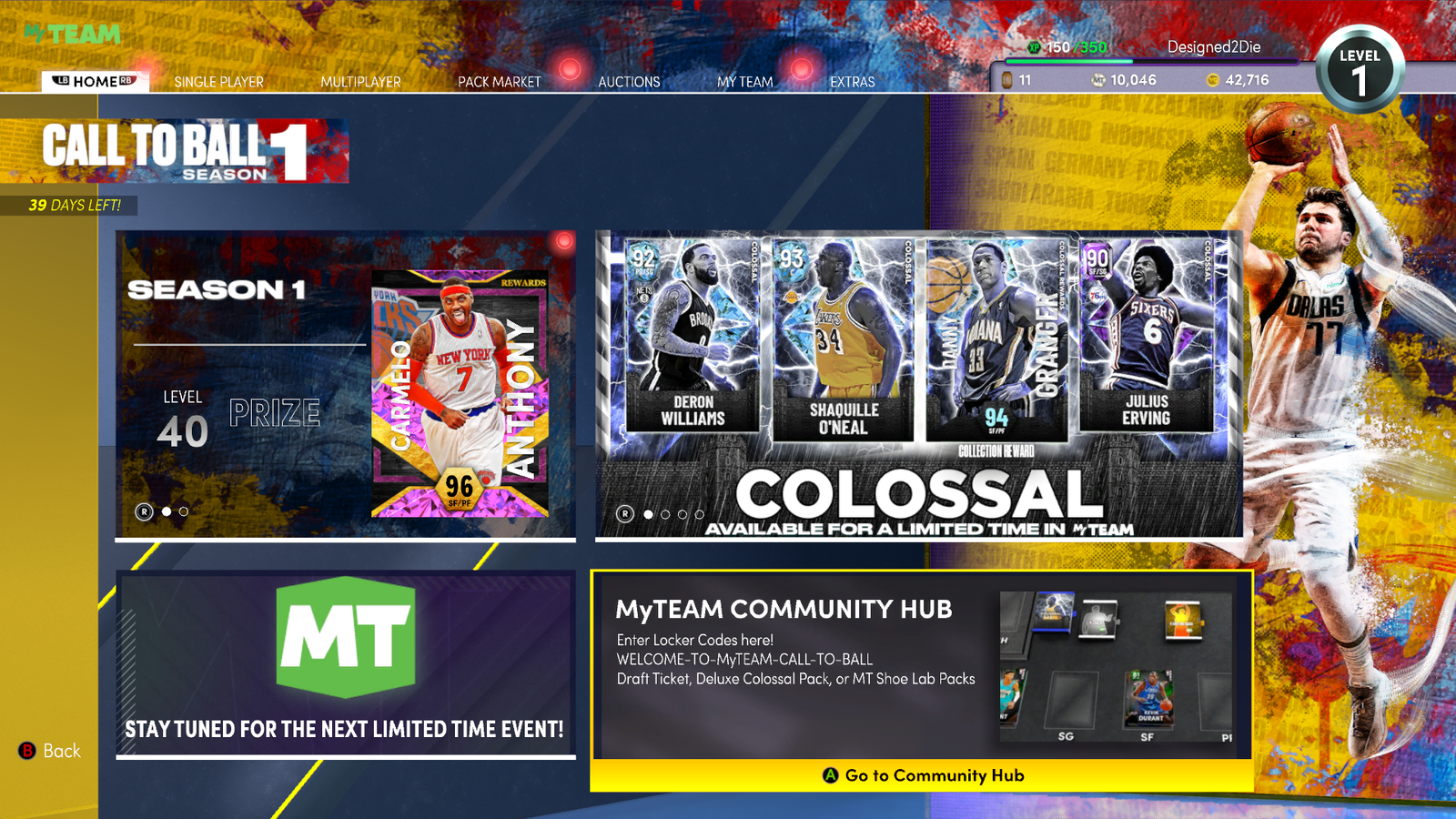 NBA 2K22 locker codes myteam current gen how to