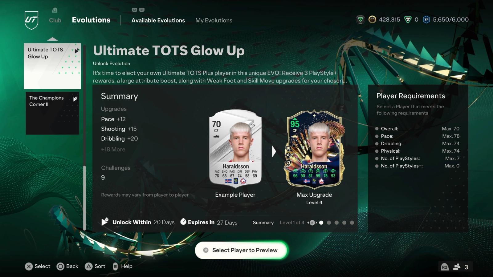 FC 24 Ultimate TOTS Glow Up Evolution