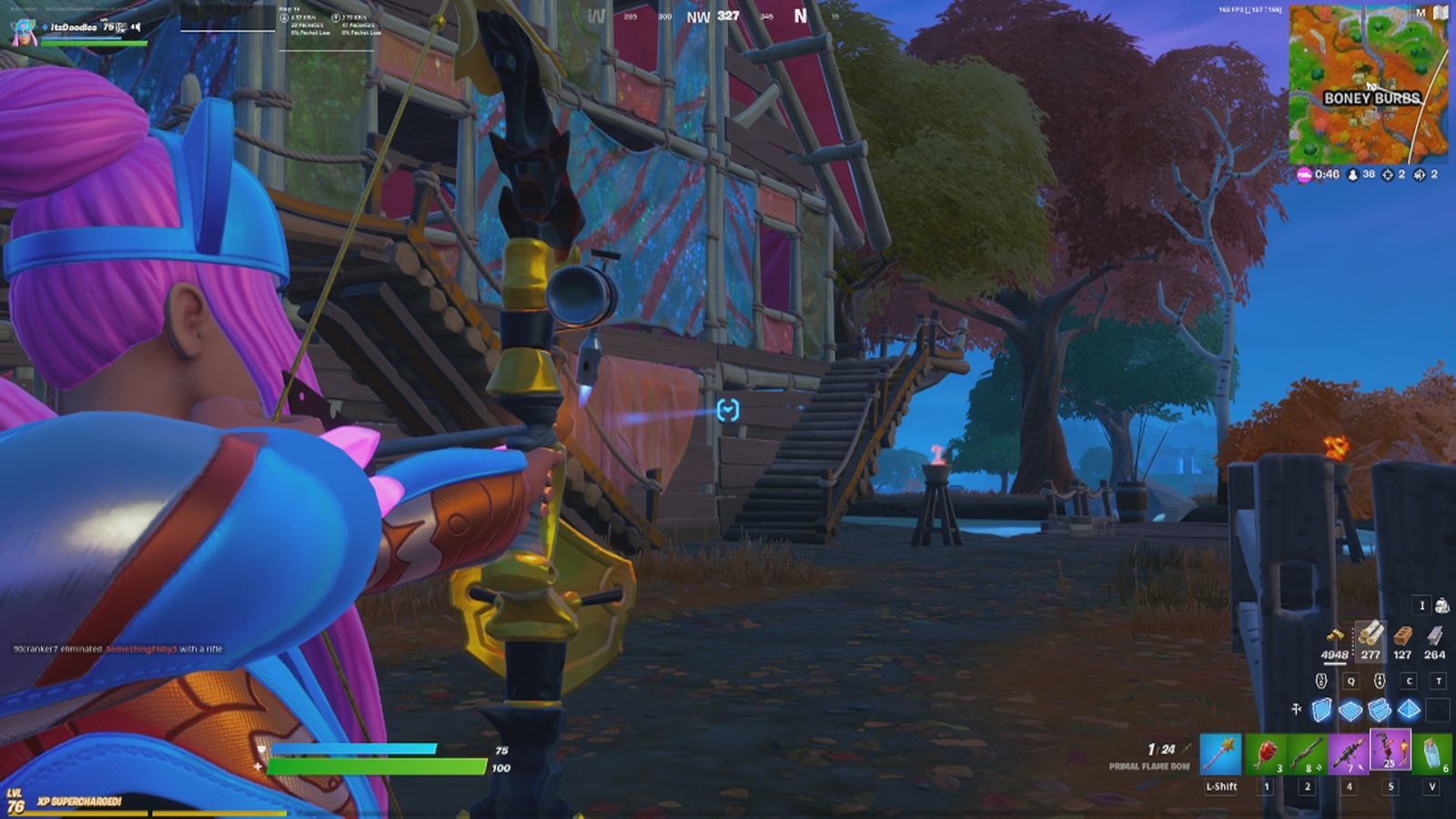 Fortnite Season 6 Flame Bow In Game