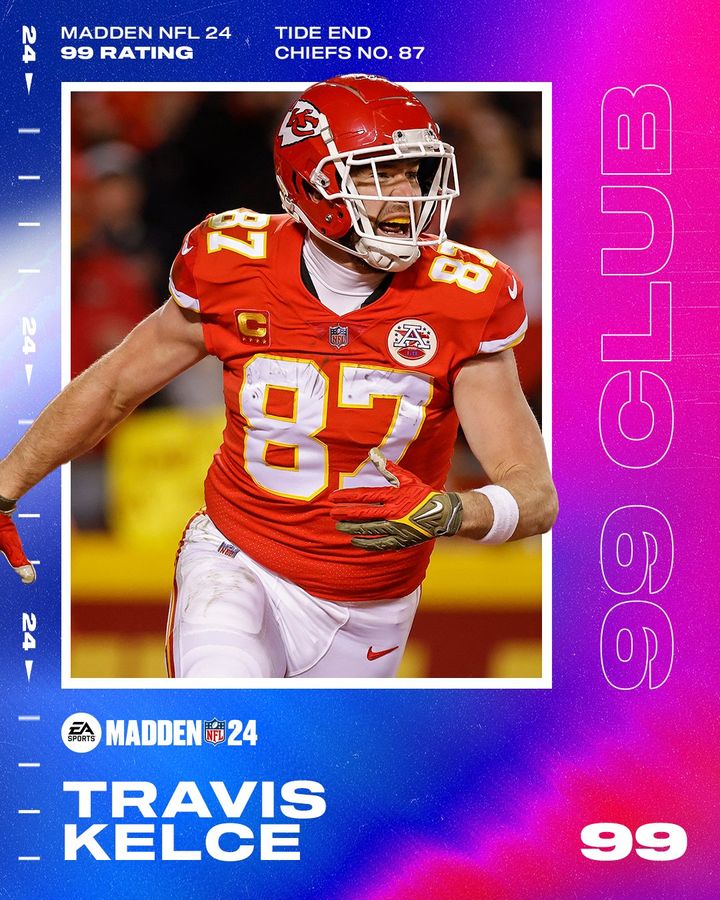 Tight End Travis Kelce Madden 24