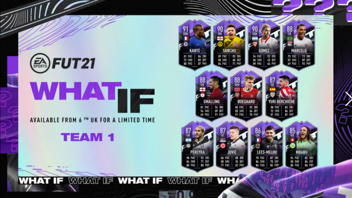 fifa 21 ultimate team what if team 1