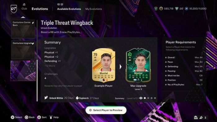 Triple Threat Wingback Evolution 