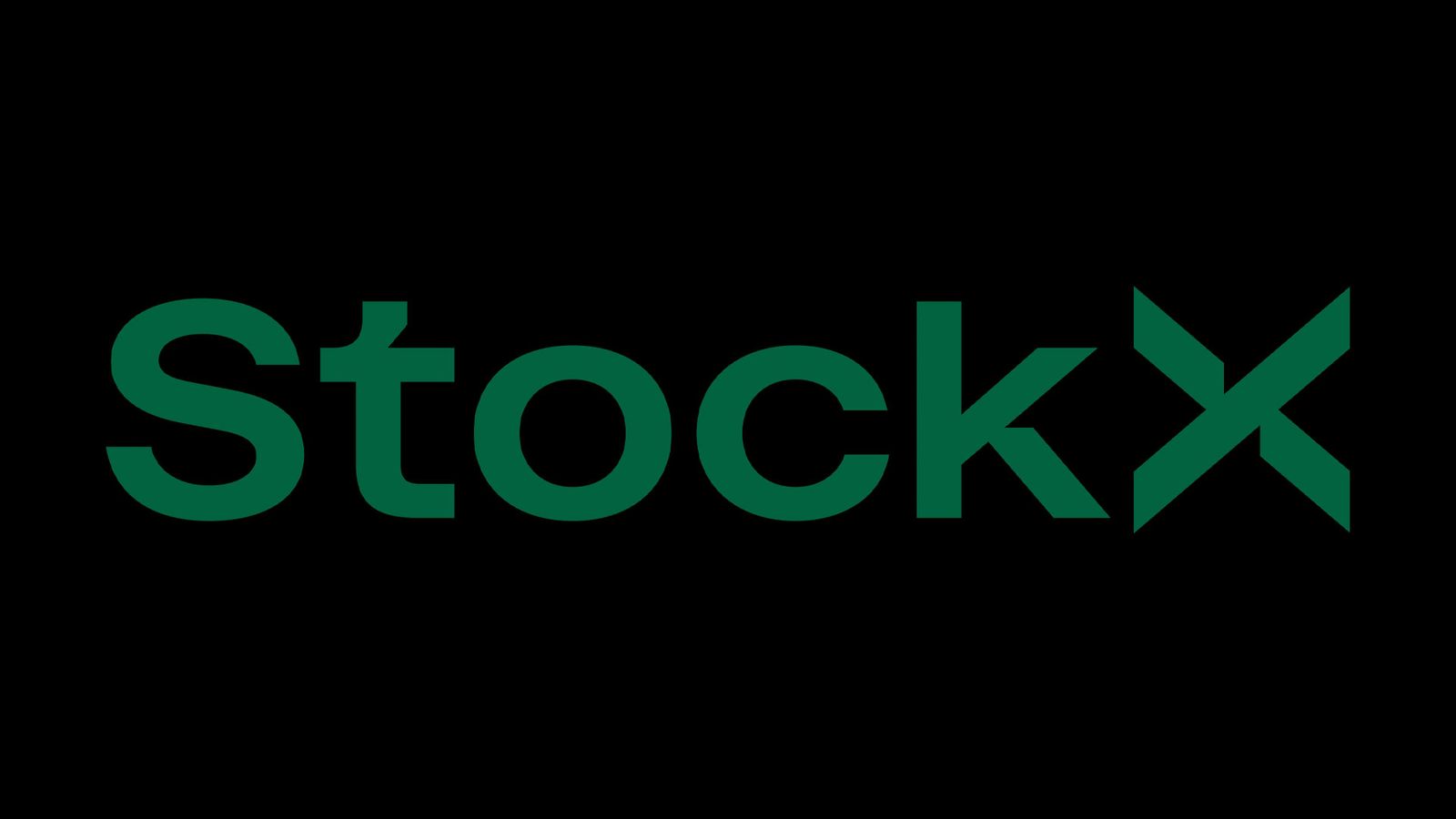 The StockX logo in dark green.