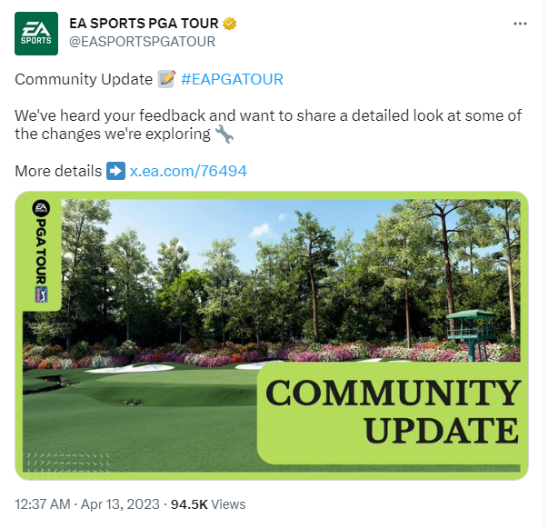 ea sports pga tour community feedback