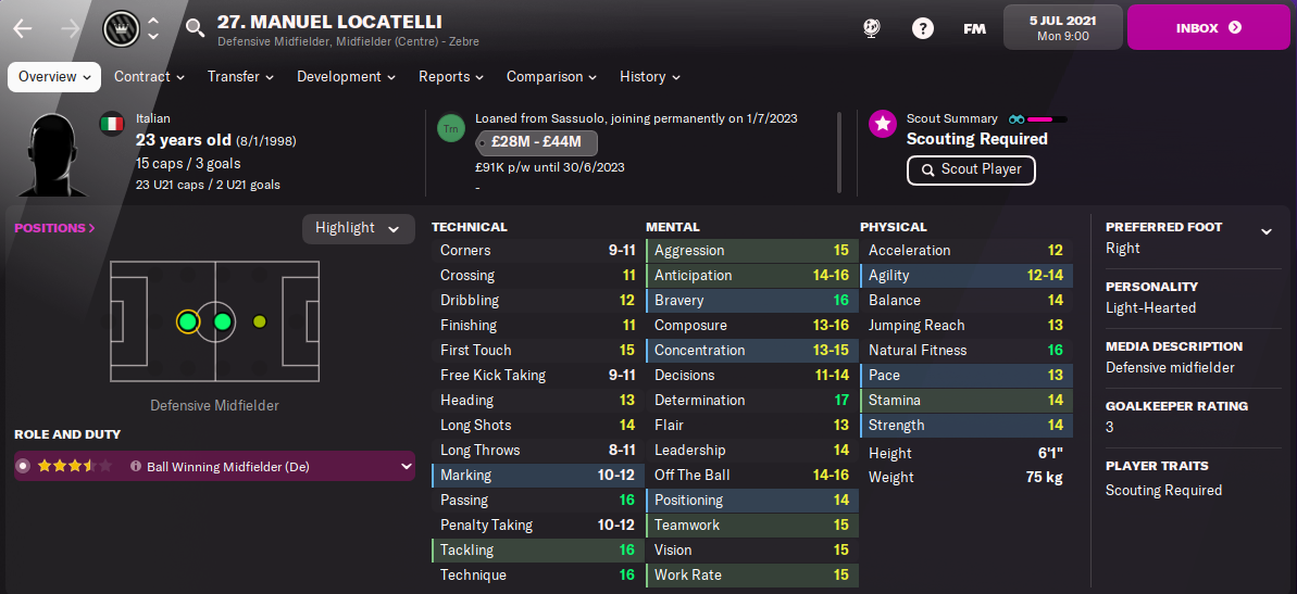 FM22 Manuel Locatelli