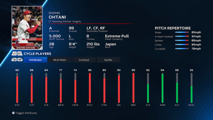 MLB The Show 23 Shohei Ohtani