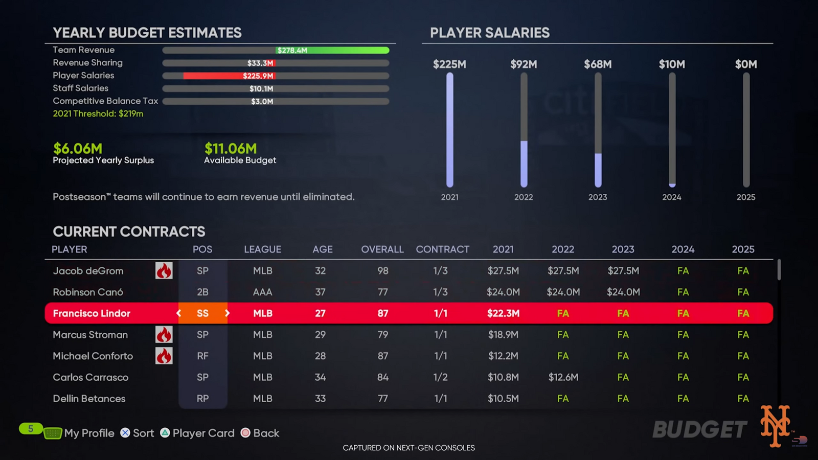 MLB The Show 21 Franchise Mode Trade Logic Intelligent Improvements