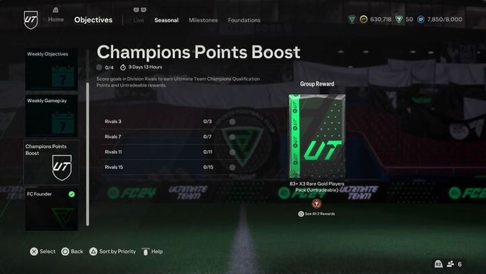 Champions Points Boost 