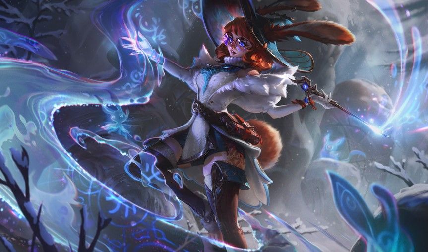 LoL Aurora splash art.