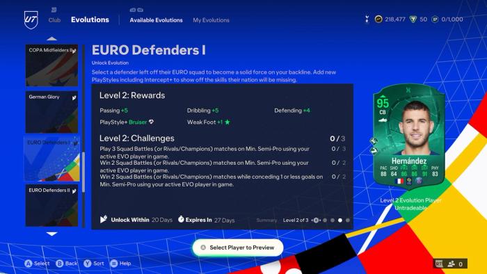 Euro Defenders I Evolution Level 2