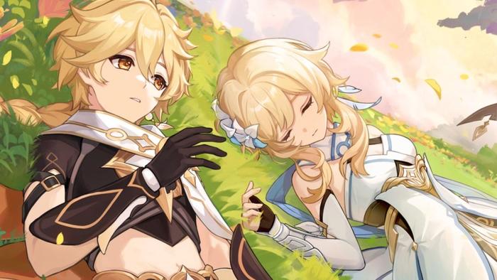 Genshin Impact Lumine and Aether