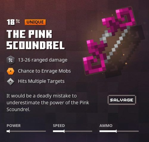 The Pink Scoundrel Minecraft Dungeons