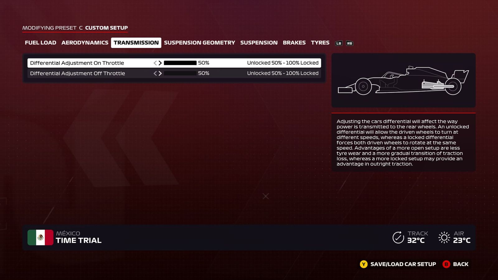 F1 2020 Mexico transmission