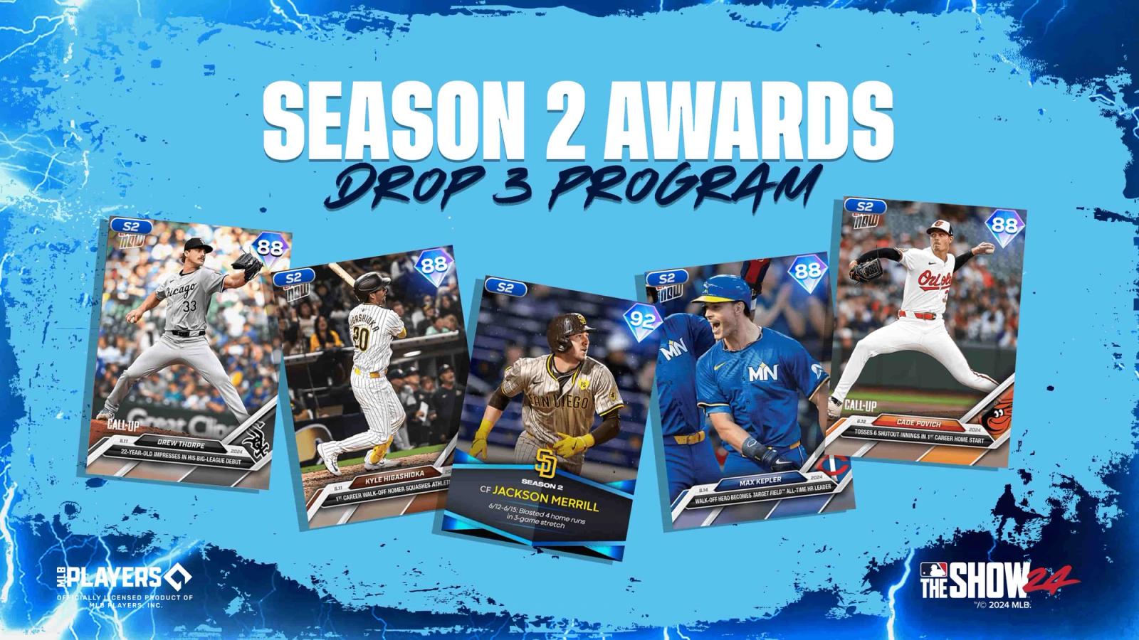 MLB The Show 24 Season 2 Awards Drop 3 Program