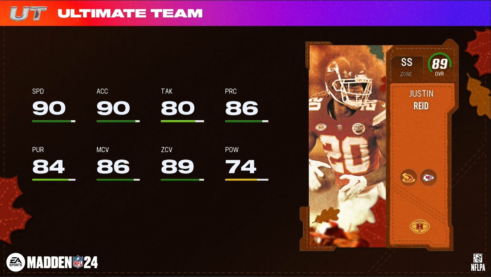 Madden 24 Harvest program Justin Reid