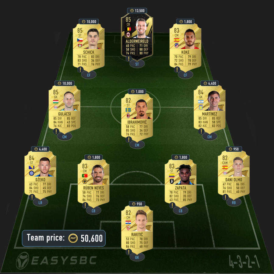 81+ x 11 LaLiga Upgrade SBC solution fifa 23