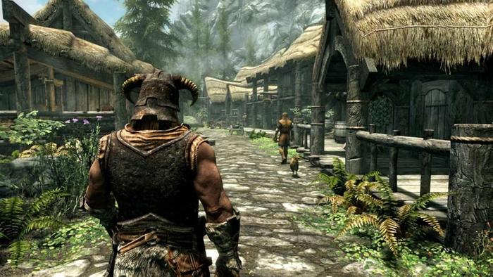 elder scrolls skyrim back screenshot min