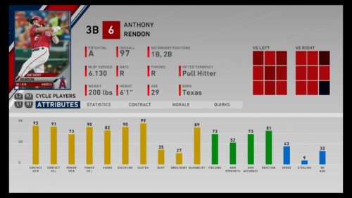 mlb the show 20 3b anthony rendon