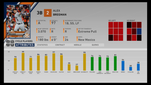 mlb the show 20 3b alex bregman