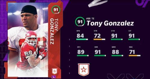 MUT 21 Series Redux Tony Gonzalez