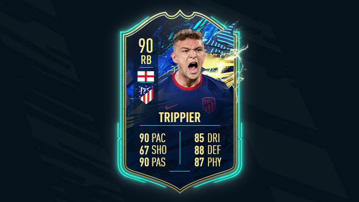 FIFA 21 LaLiga TOTS Team of the Season Ultimate Team SBC Kieran Trippier 