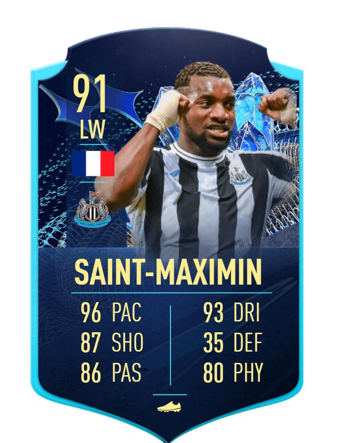 saint-maximin premier league tots moments fifa 23