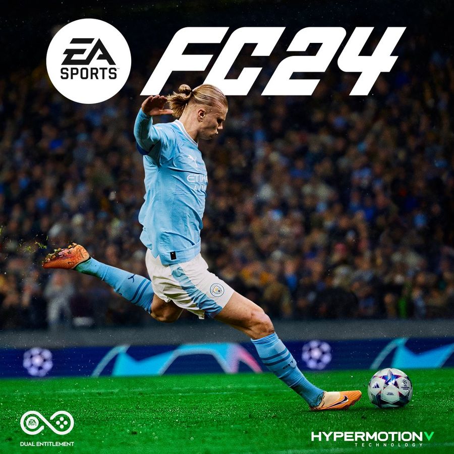 EA Sports FC 24 Erling Haaland cover