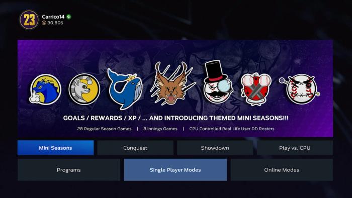 MLB The Show 23 Diamond Dynasty Mini Seasons Challenge