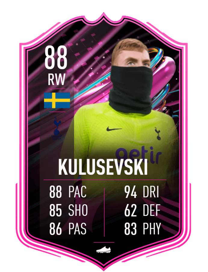 kulusevski fut ballers 88 ovr fifa 23