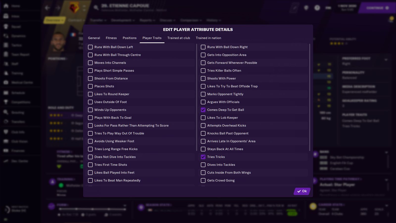 EDIT ATTRIBUTES! You can design each player exactly how you want them!