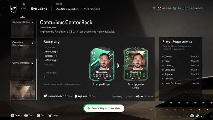 Centurions Center Back