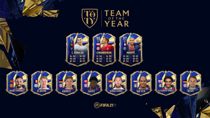 OFFICIAL! This is your FIFA 21 TOTY XI