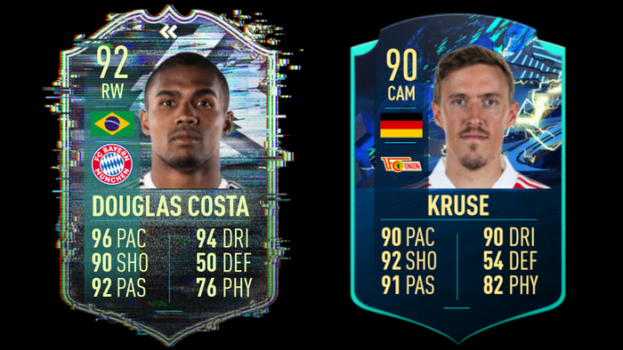 FIFA 21 Ultimate Team of the Season SBC Moments Flashback Max Kruse Douglas Costa