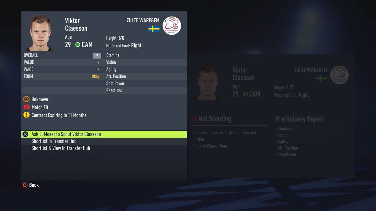 fifa 22 career mode Claesson