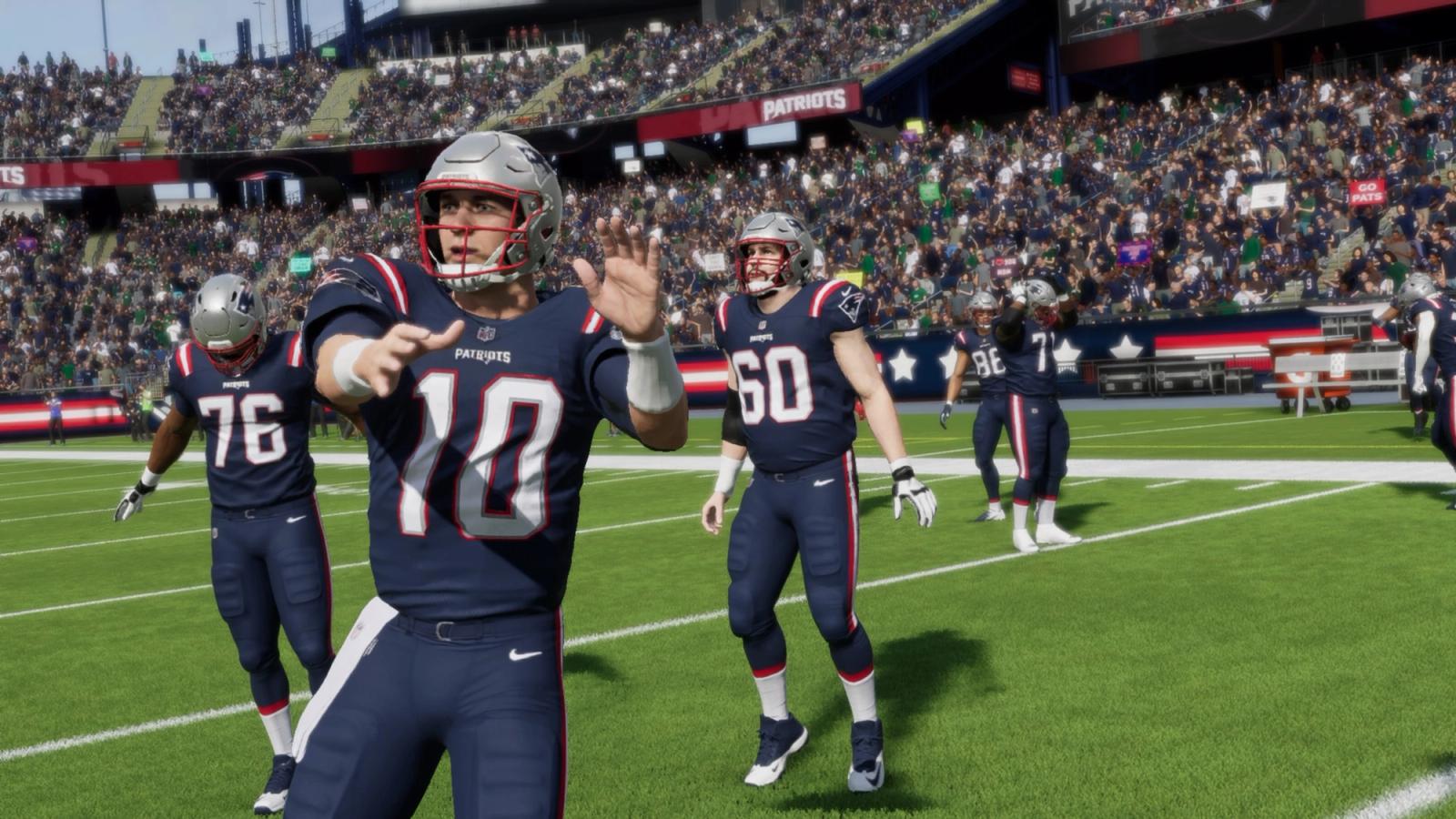 Patriots Theme Team Mac Jones Madden 22
