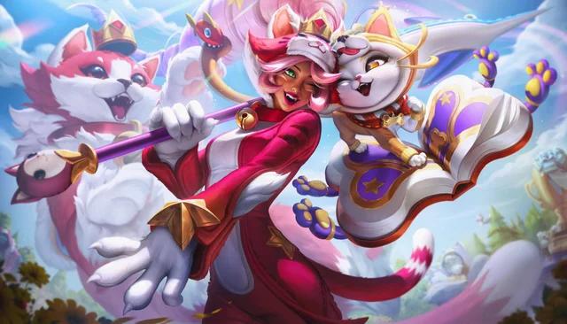 League of Legends cats and dogs skinline in patch 13.7