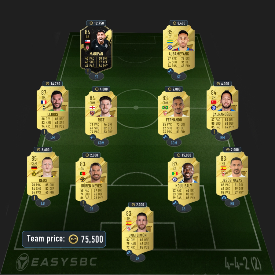 asensio eoae sbc solution fifa 23 la liga